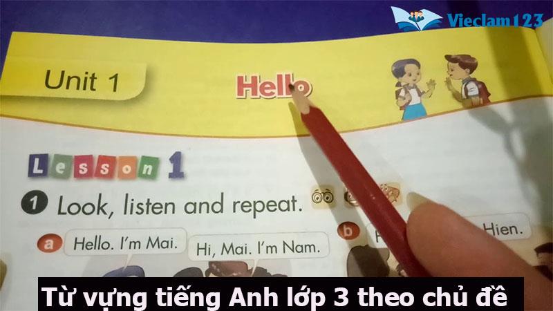 tiếng Anh lớp 3