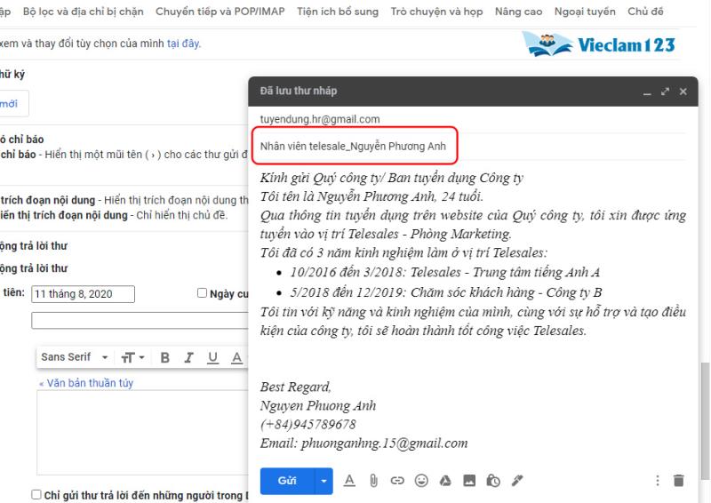 Hãy chú ý đến tiêu đề email Hãy chú ý đến tiêu đề email