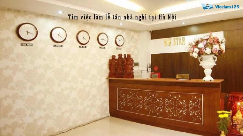 Tìm việc làm lễ tân nhà nghỉ tại Hà Nội Tìm việc làm lễ tân nhà nghỉ tại Hà Nội
