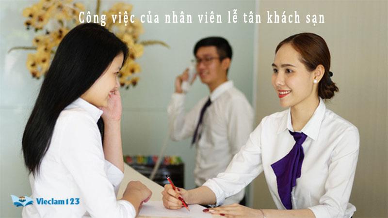 tìm việc lễ tân khách sạn tại Hà Nội