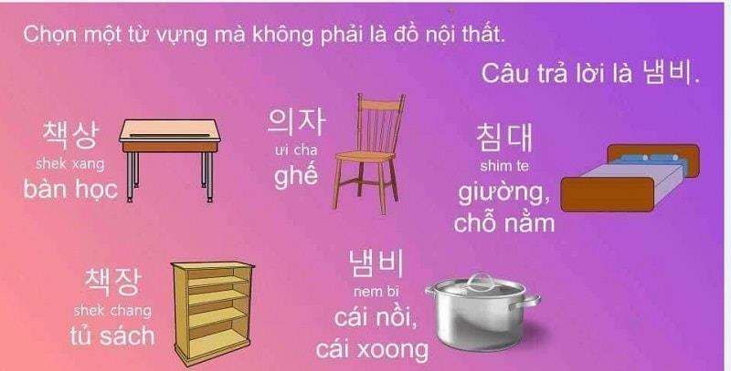 Trau dồi vốn từ vựng tiếng Hàn