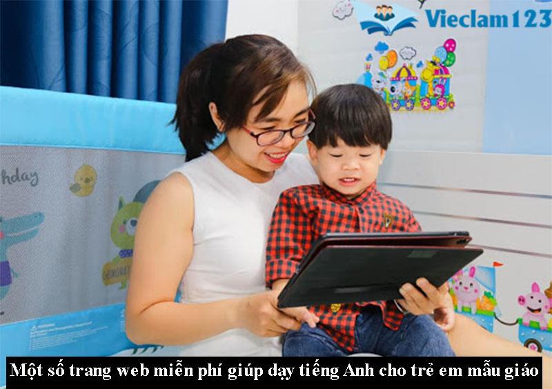 tiếng Anh cho trẻ em mẫu giáo