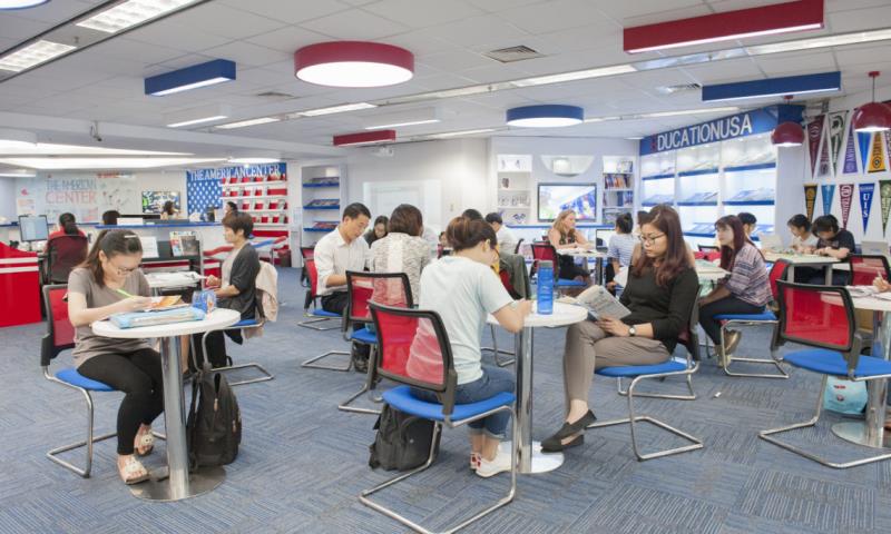 Học tiếng Anh tại trung tâm hoa kỳ