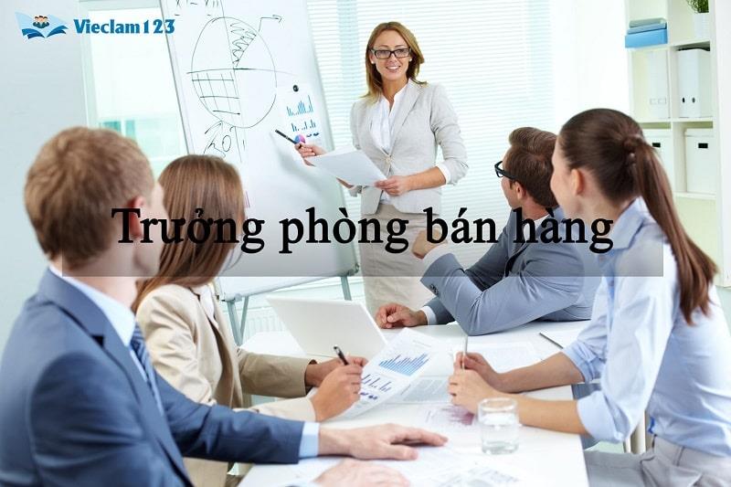 Trưởng phfong bán hàng Trưởng phfong bán hàng