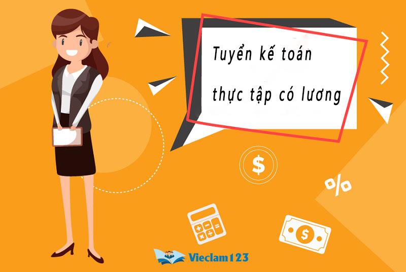 tuyển kế toán thực tập có lương