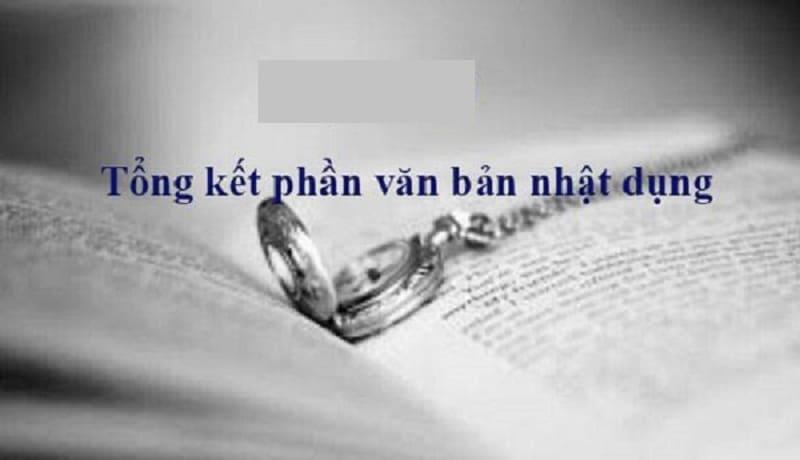 Văn bản nhật dụng là gì