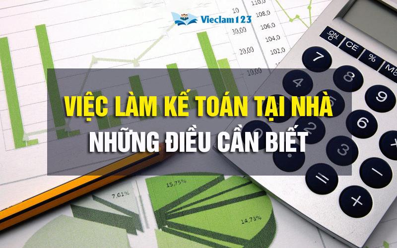 Việc làm kế toán tại nhà