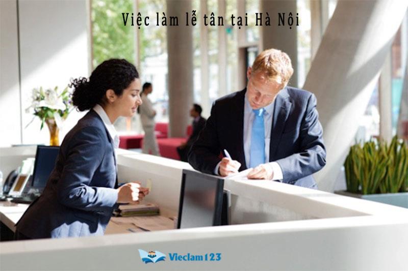 việc làm lễ tân tại Hà Nội