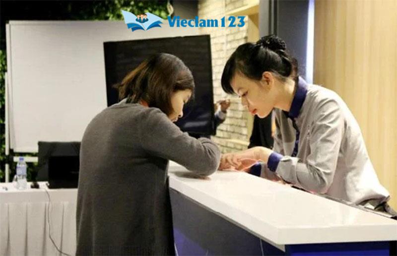 việc làm lễ tân tại Hà Nội