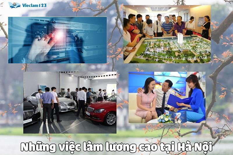 Một số việc làm lương cao tại Hà Nội