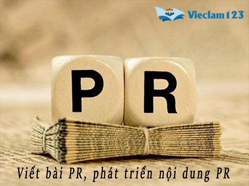 Việc làm PR là gì
