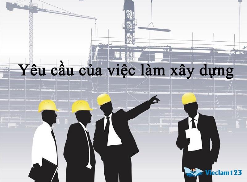 Yêu cầu của việc lam xây dựng tại TP Hồ Chí Minh Yêu cầu của việc lam xây dựng tại TP Hồ Chí Minh