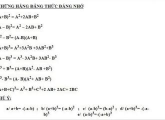 Hằng Đẳng Thức Đặc Biệt: Khám Phá Vẻ Đẹp Toán Học Vượt Thời Gian
