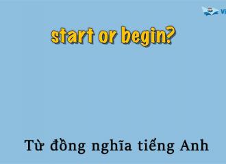 Từ đồng nghĩa tiếng Anh