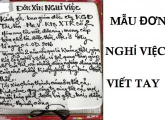 Những lưu ý quan trọng khi tạo đơn xin nghỉ việc viết tay