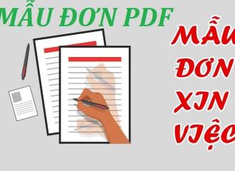 Tạo đơn xin việc PDF có lợi ích gì? Bạn đã biết cách tạo hiệu quả?