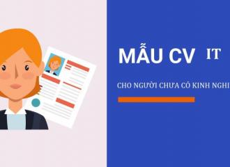 Mẹo tạo CV xin việc IT cho người chưa có kinh nghiệm