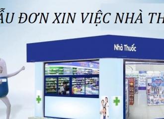 Học cách viết hoàn thiện đơn xin việc nhà thuốc