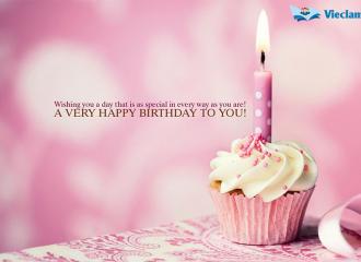 Chúc mừng sinh nhật tiếng Anh