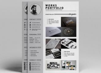 Mẫu CV portfolio design giúp bạn chinh phục nhà tuyển dụng