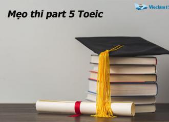 Mẹo thi Part 5 TOEIC