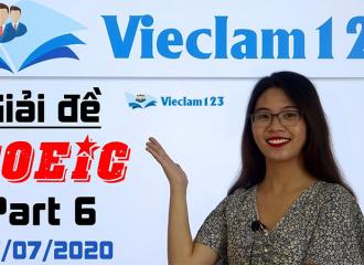 Mẹo thi Part 6 TOEIC