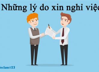Những lý do xin nghỉ việc khéo léo nhất không gây mất lòng
