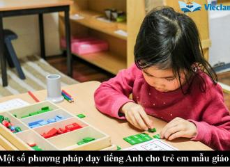 Tiếng Anh cho trẻ em mẫu giáo