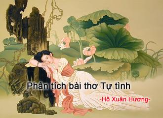 phân tích bài thơ Tự Tình