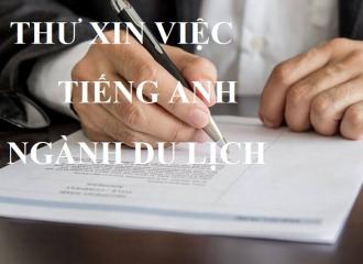 Cách viết Thư xin việc bằng tiếng Anh ngành du lịch hiệu quả