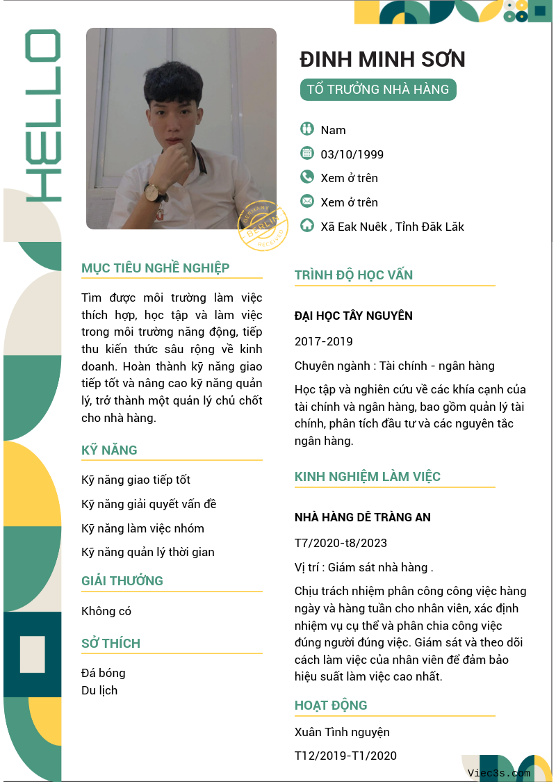 CV