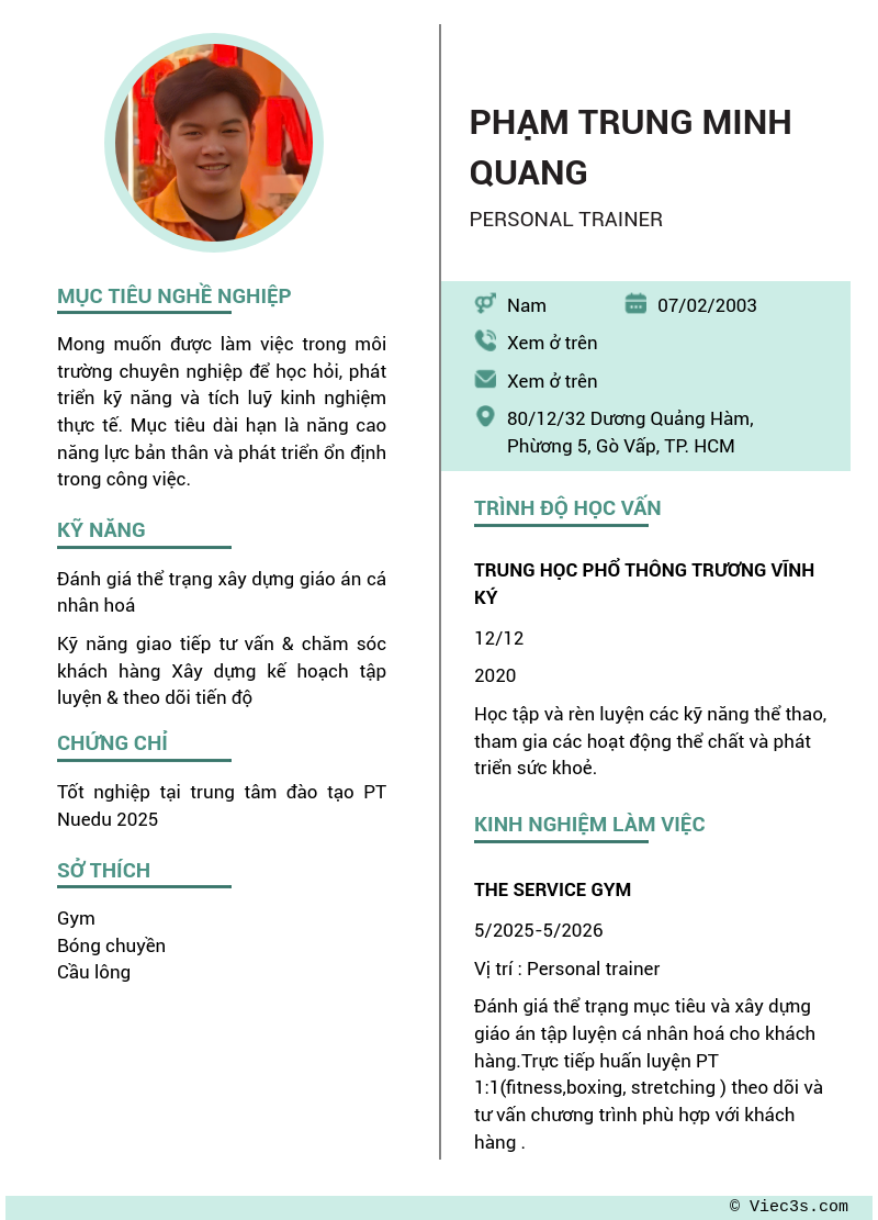 CV