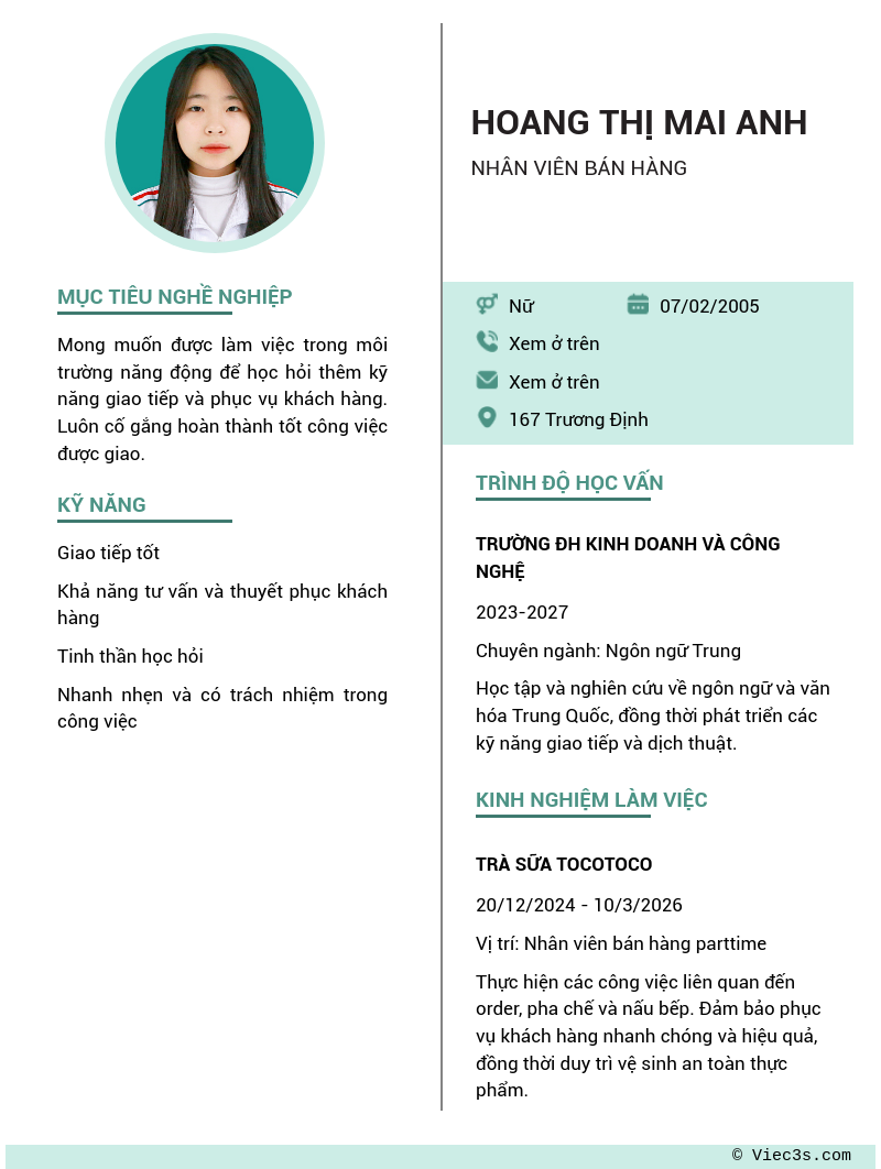 CV