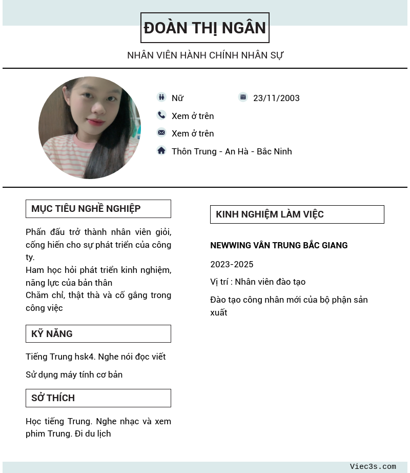 CV