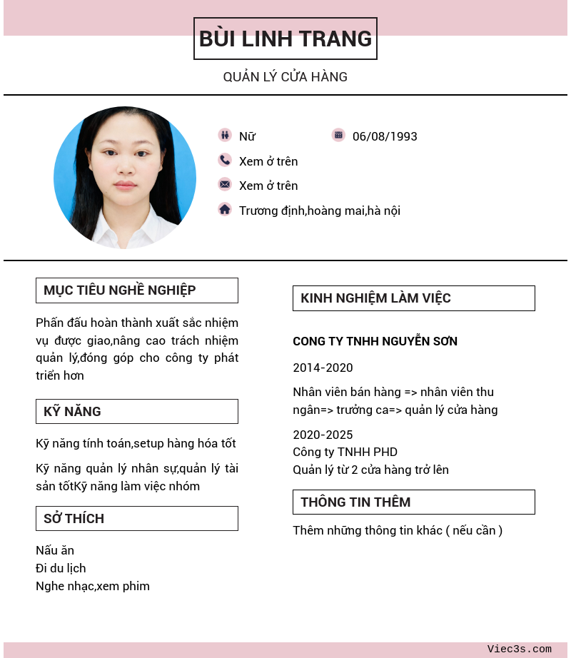 CV