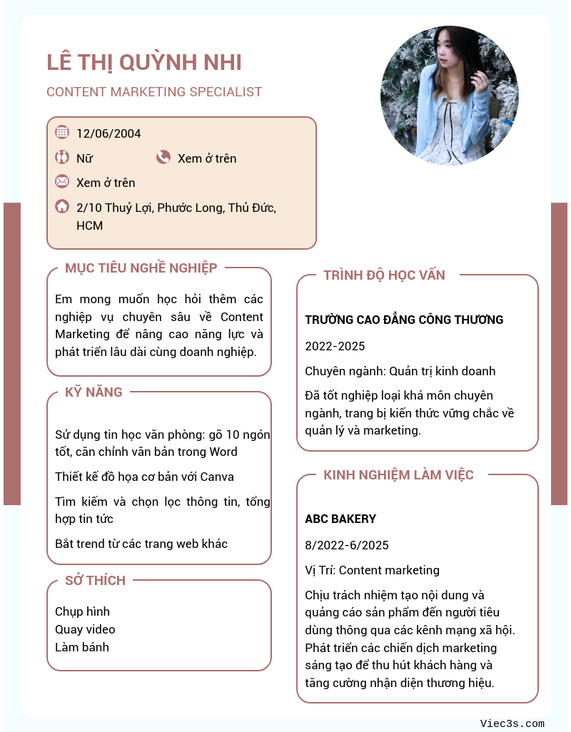 CV