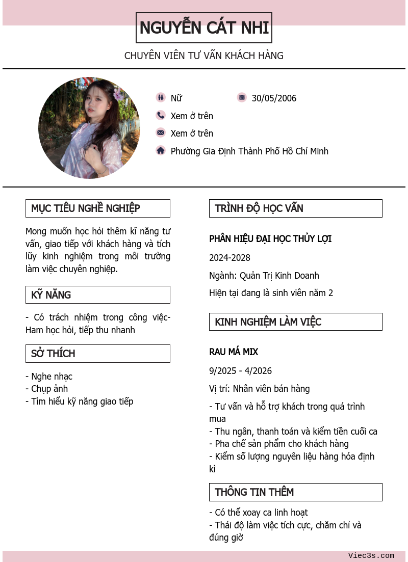 CV