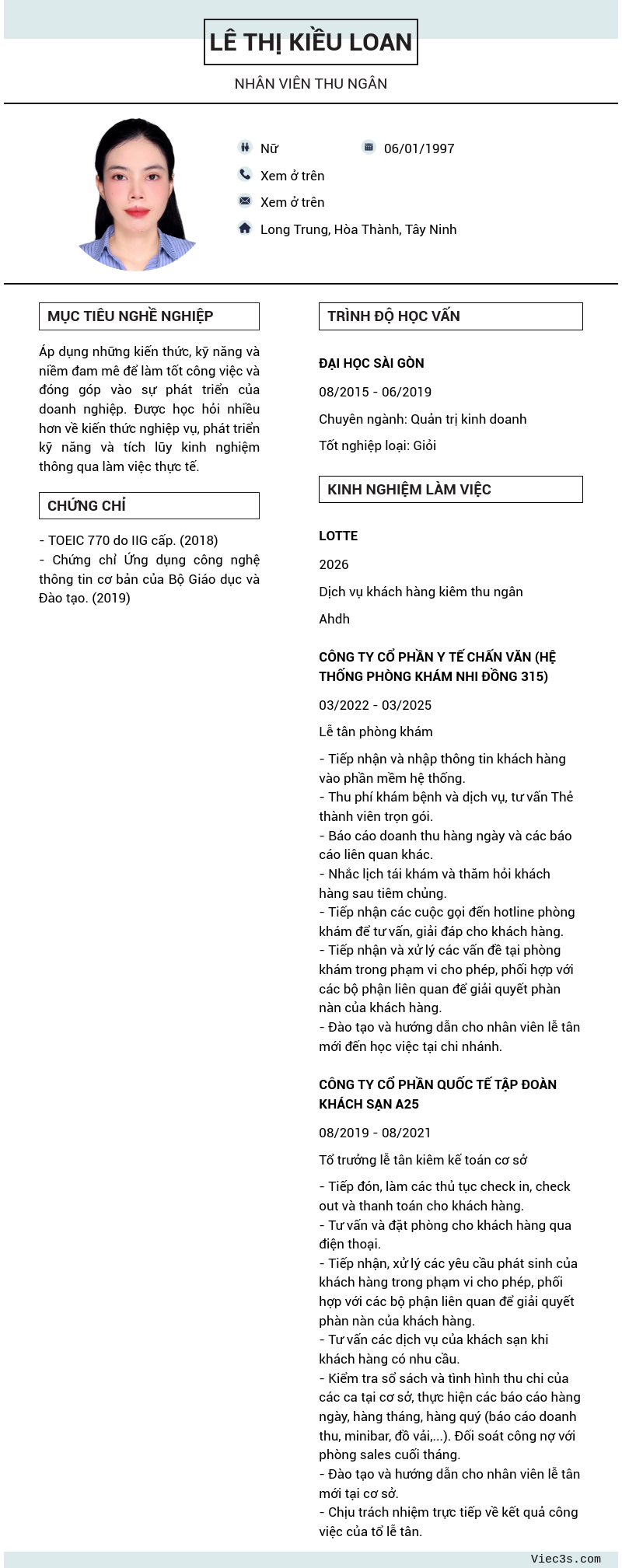CV