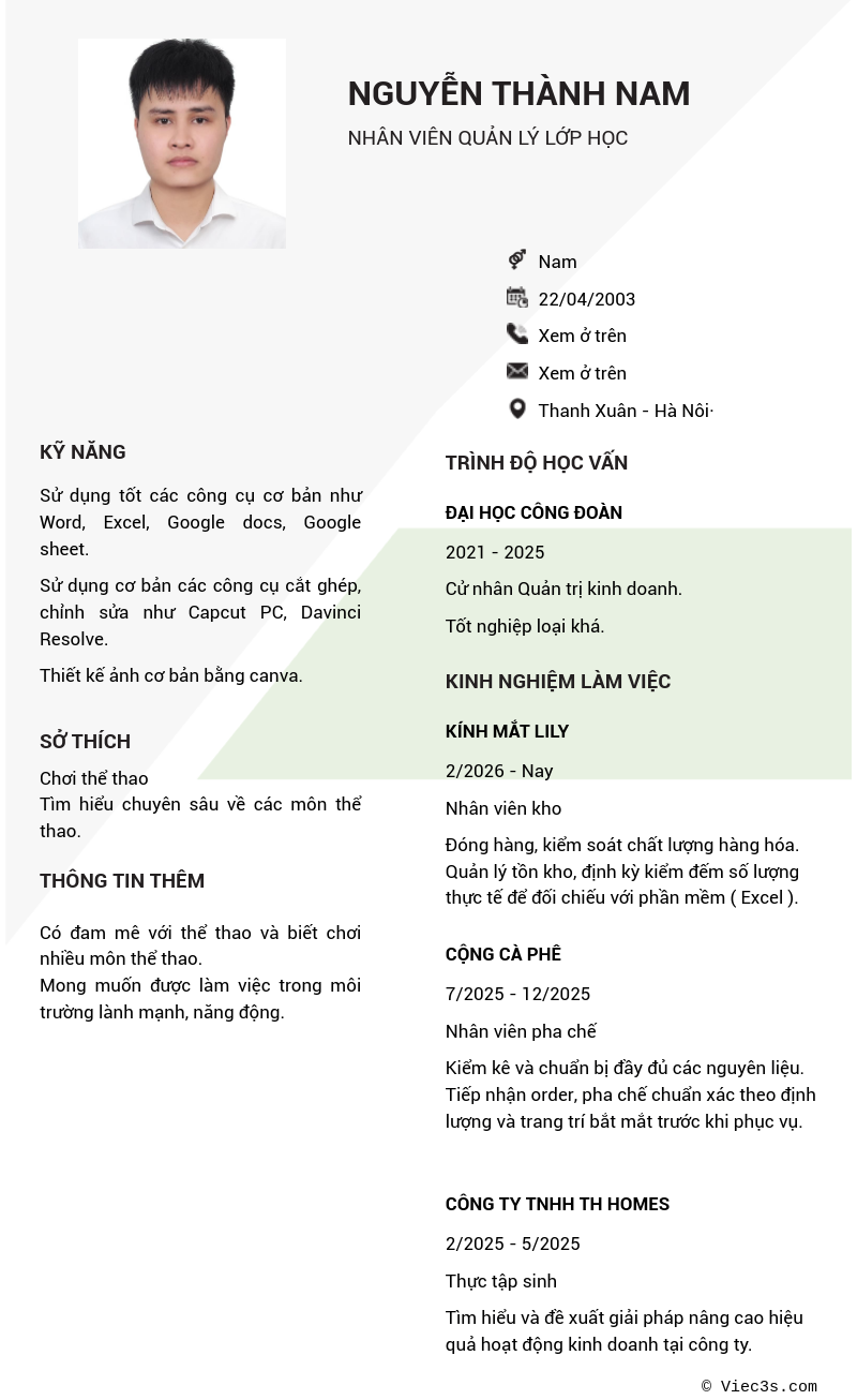 CV
