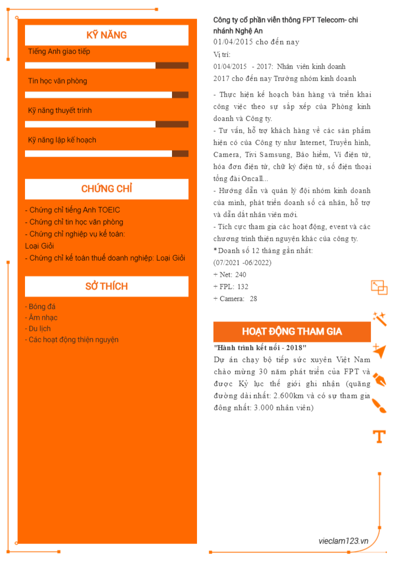 ảnh cv