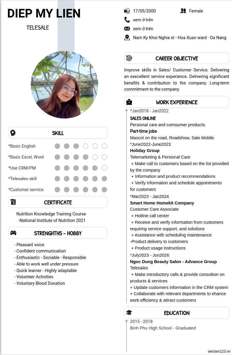 ảnh cv