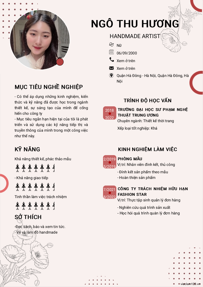 ảnh cv