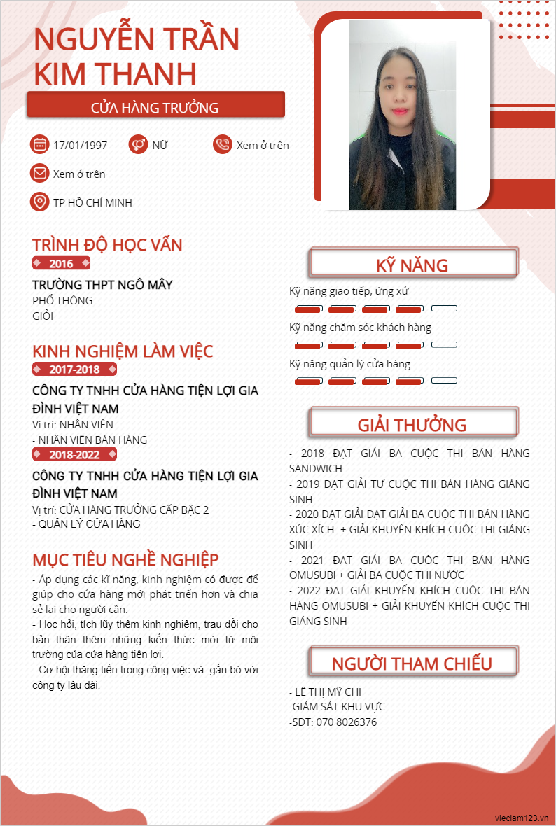 ảnh cv