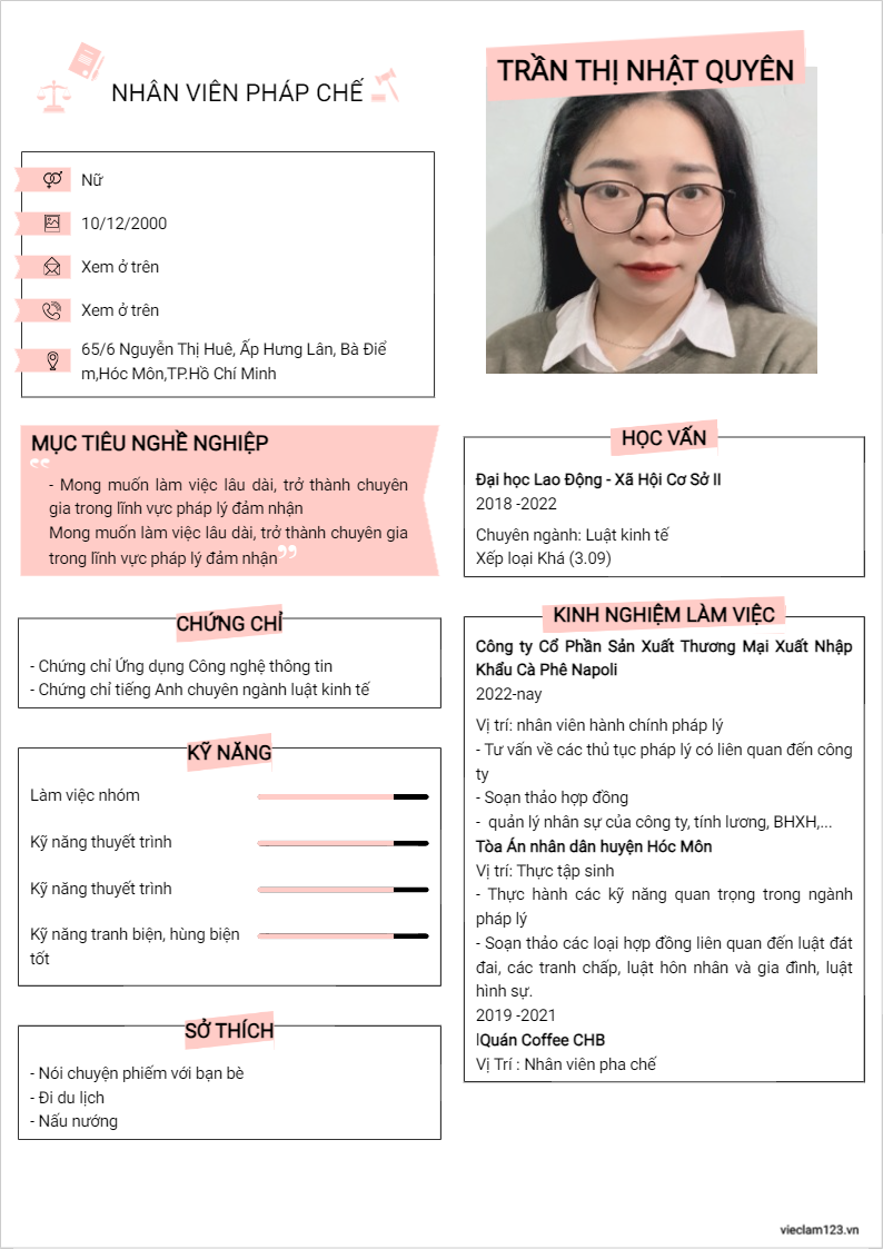 ảnh cv