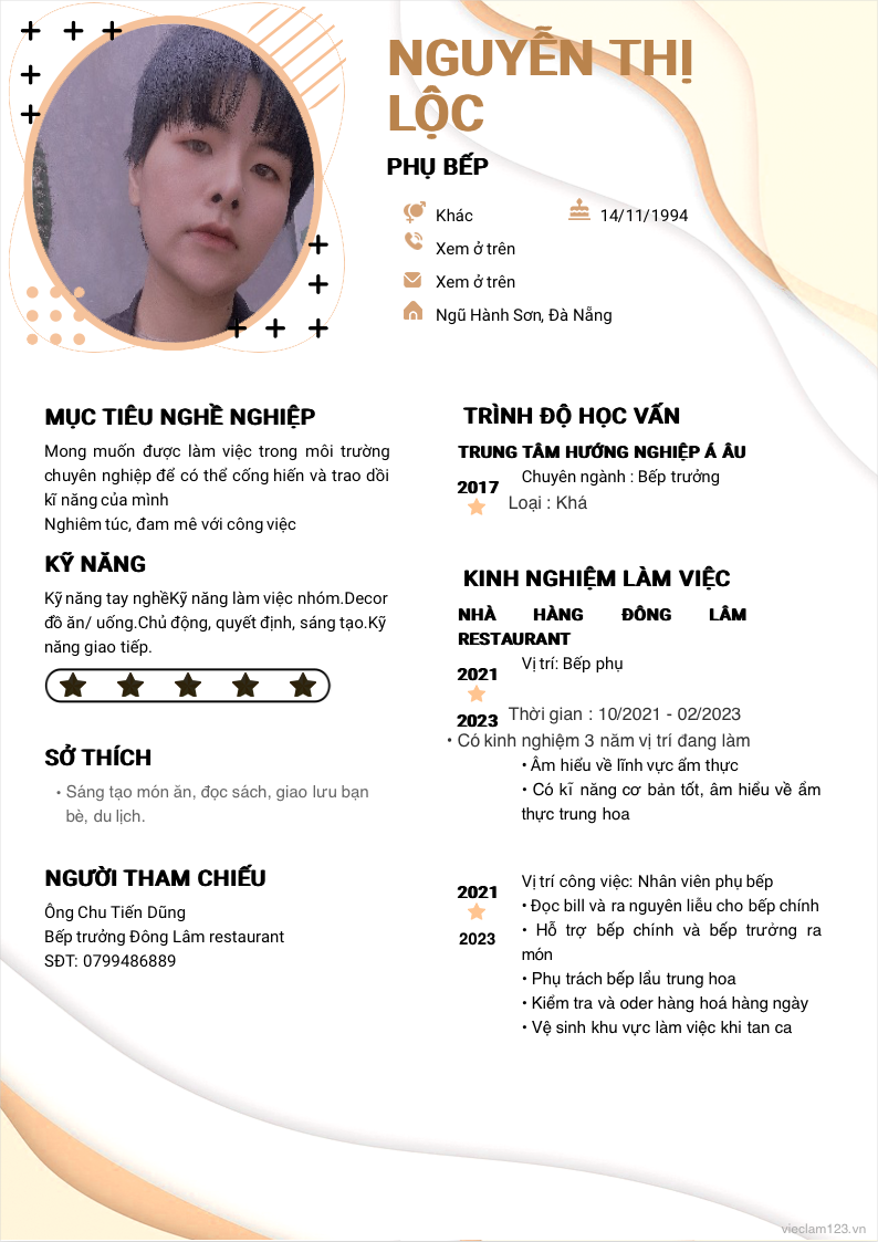 ảnh cv