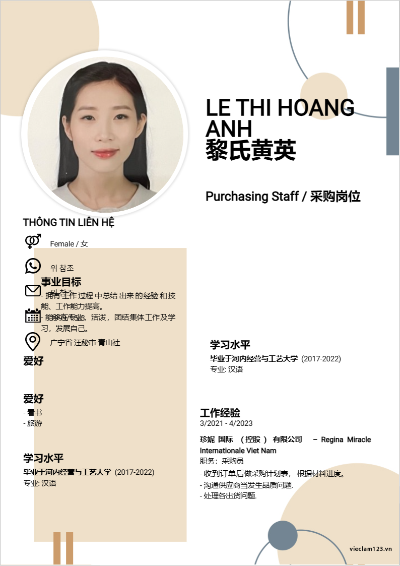 ảnh cv