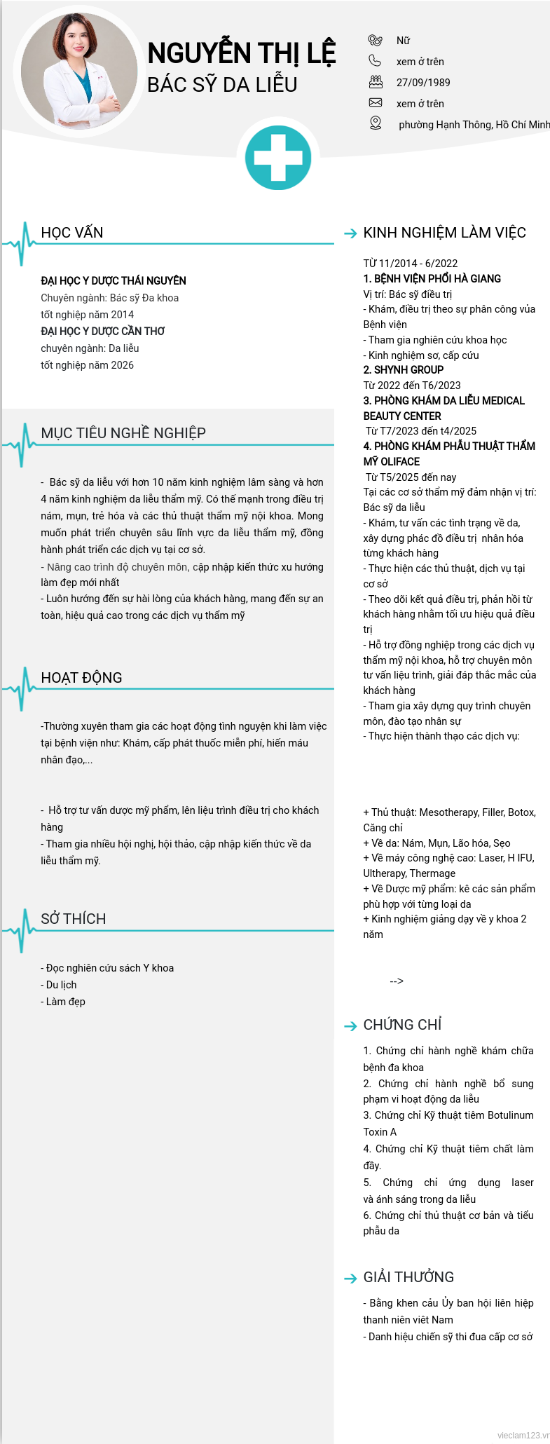 ảnh cv