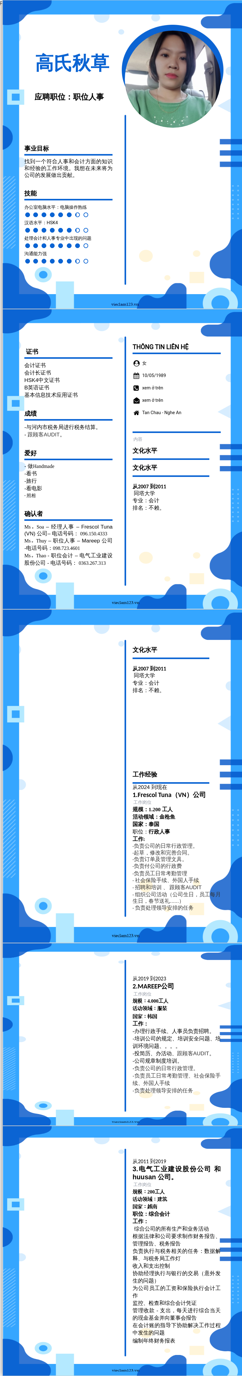 ảnh cv
