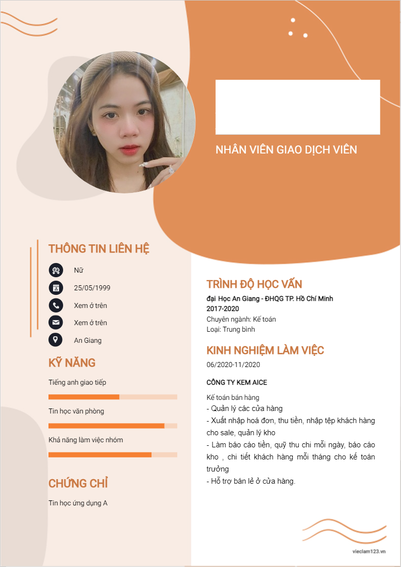 ảnh cv