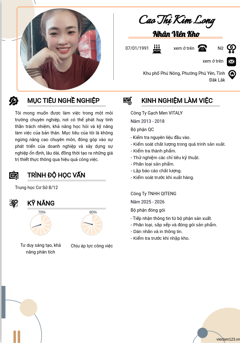 ảnh cv